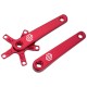 PROMAX SQ-1 Crank Set 3 piece 150mm Red PROMAX SQ-1 Crank Set 3 piece 150mm Red