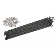 ODYSSEY HGS Spokes & Nipples 186mm Black/Silver