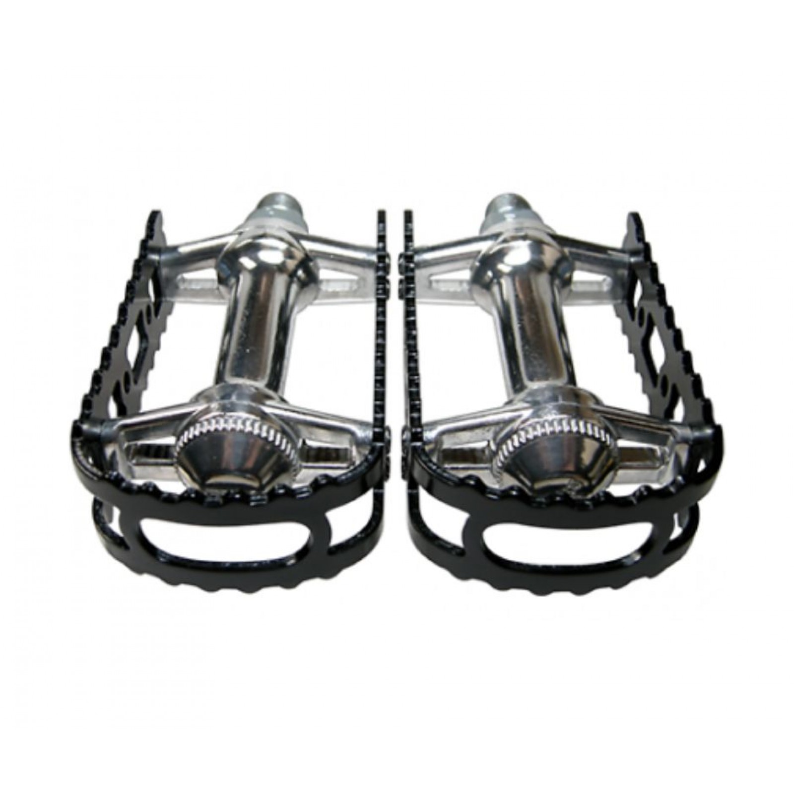 MKS BM7 Bear Trap Caged Pedals 9/16" Black BMX Bible Australia