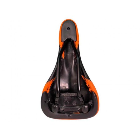 S & M Thin Seat Rail Black/Orange