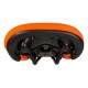 S & M Thin Seat Rail Black/Orange