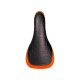 S & M Thin Seat Rail Black/Orange