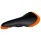 S & M Thin Seat Rail Black/Orange