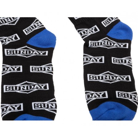 SUNDAY Cornerstone All Over Socks Black/White