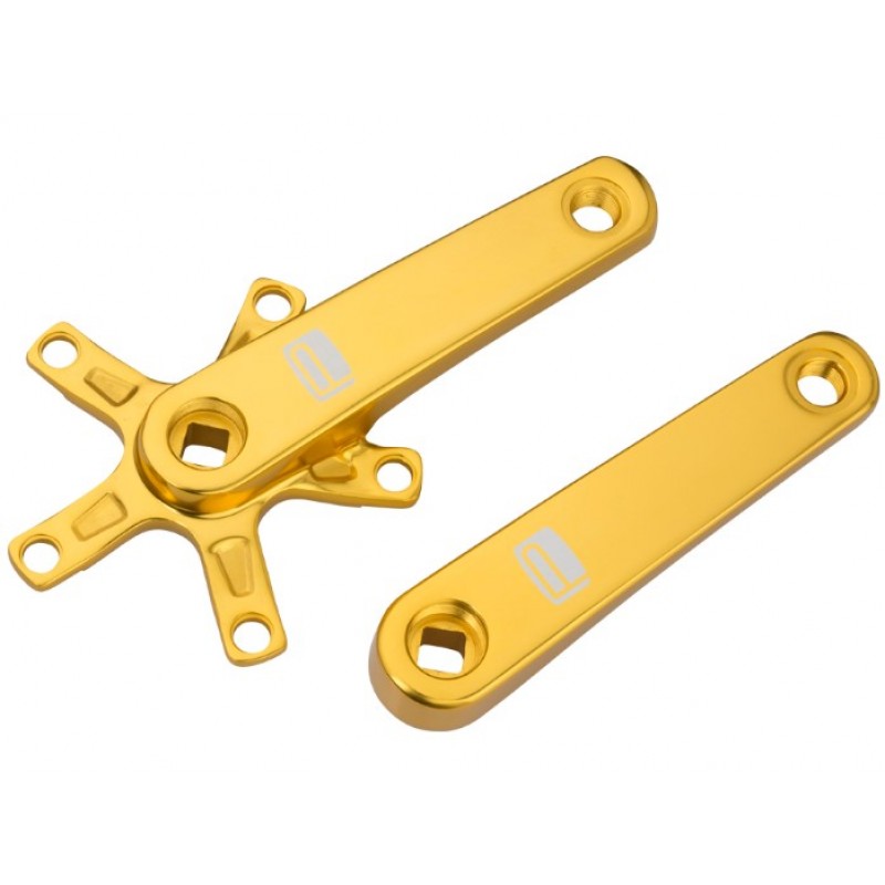 PROMAX SQ-1 Crank Set 3 piece 135mm Gold