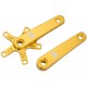 PROMAX SQ-1 Crank Set 3 piece 135mm Gold