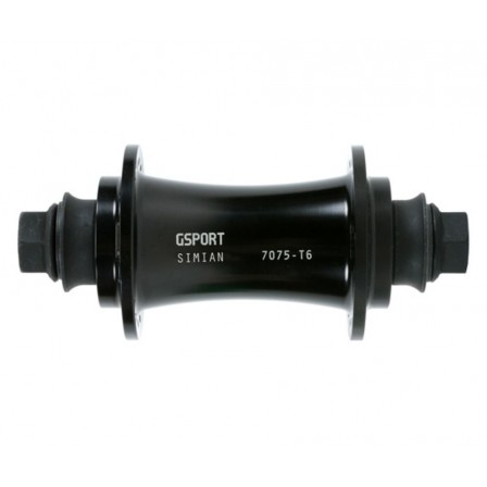 GSPORT Simian Front Hub 3/8" Black