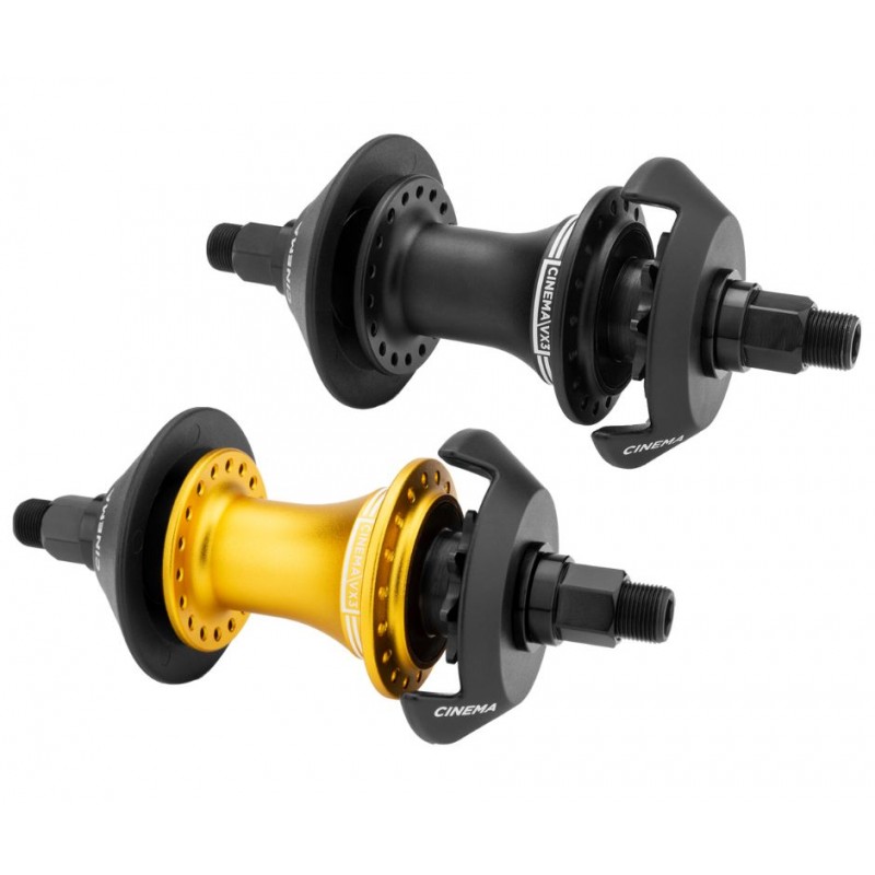 CINEMA VX3 Rear Cassette Hub Male SDS Sandblast Gold