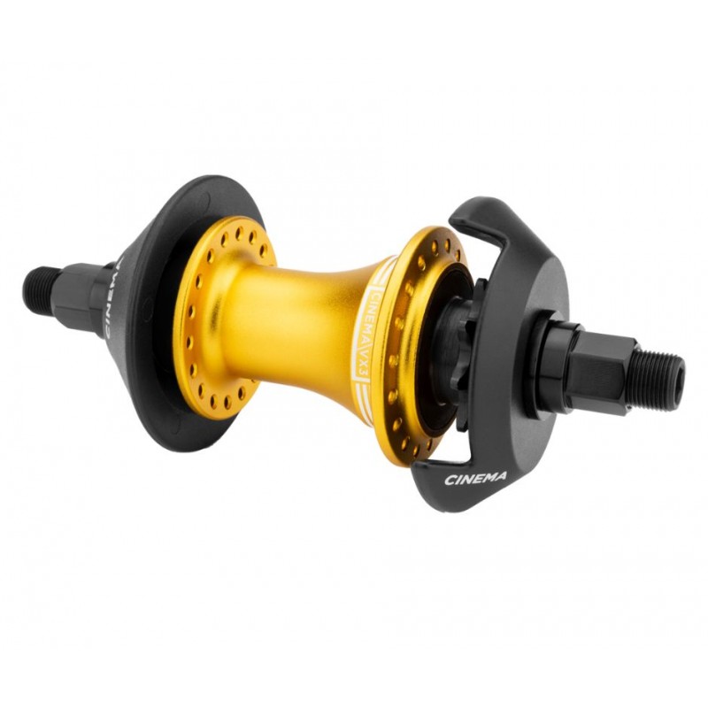 CINEMA VX3 Rear Cassette Hub Male SDS Sandblast Gold