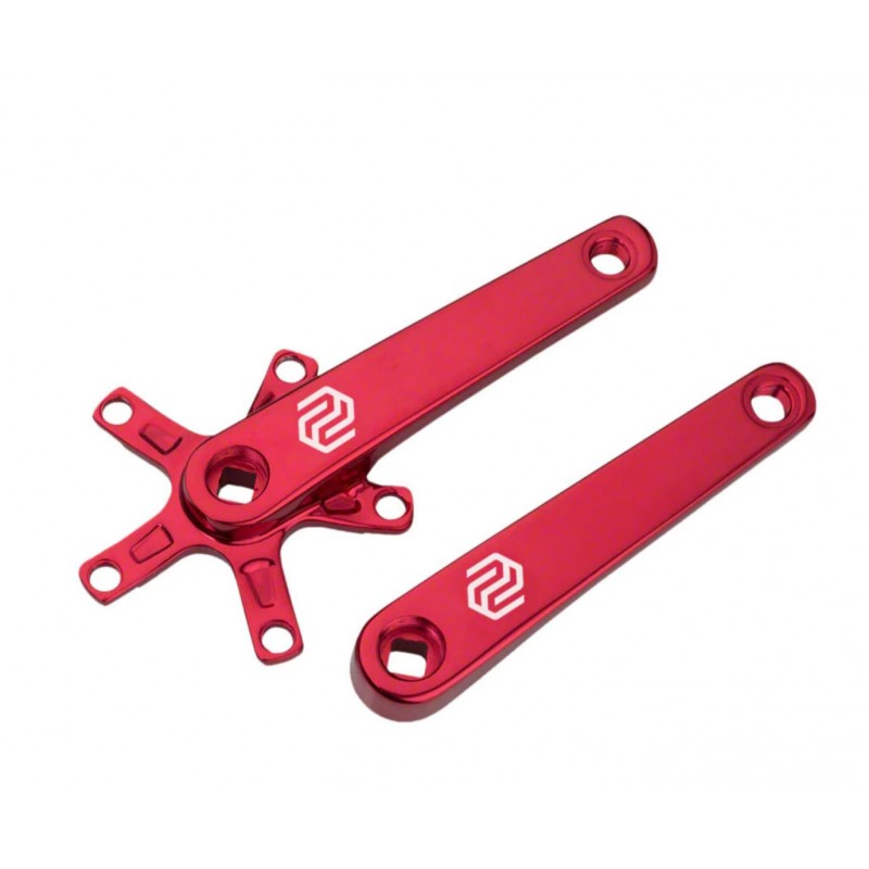PROMAX SQ-1 Crank Set 3 piece 150mm Red PROMAX SQ-1 Crank Set 3 piece 150mm Red