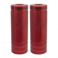SE Bikes Wheelie Pegs 3/8 & 14mm Pair Red by SE
