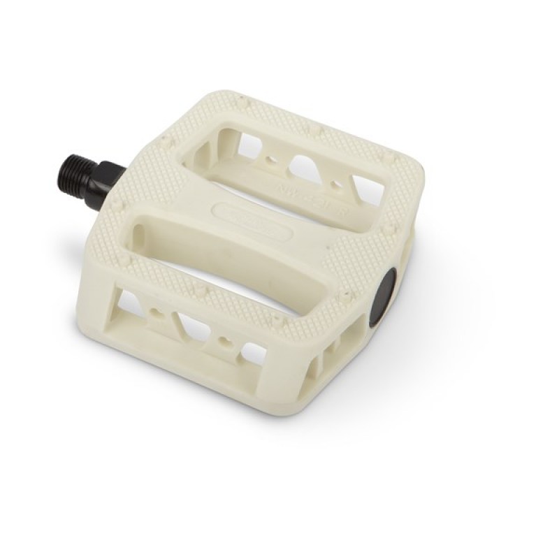 SE Bikes 12 O'Clock Nylon 9/16" Pedals White by SE