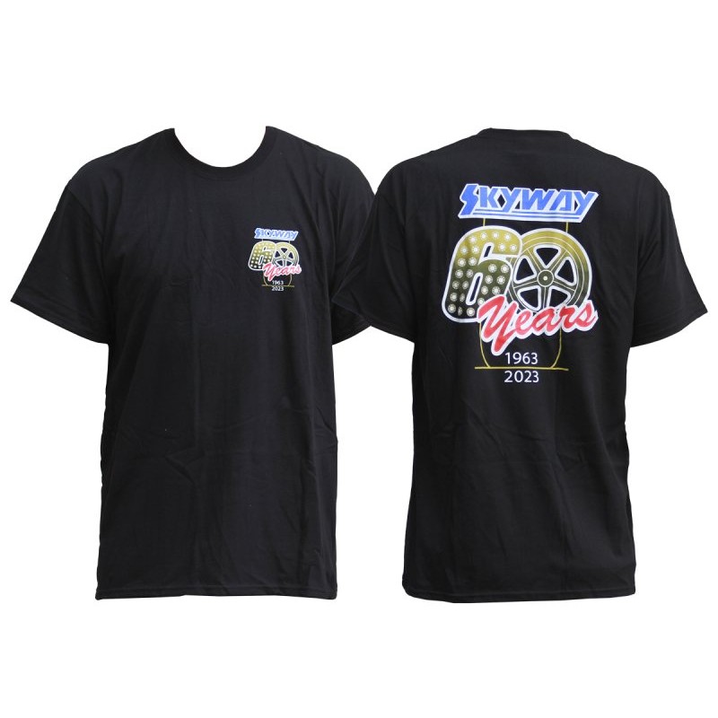 SKYWAY 60TH Anniversary USA T-Shirt Large Black