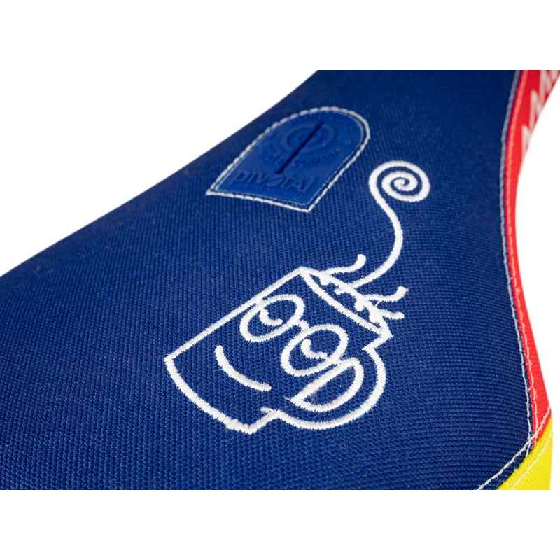 WETHEPEOPLE Team (Dan Banks) Fat Seat Pivotal Red/Yellow/Blue
