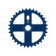 MCS Chainwheel Neptune Helm 44T Blue MCS Chainwheel Neptune Helm 44T Blue