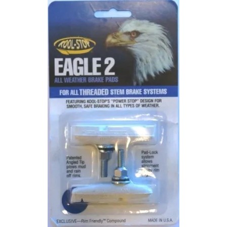 Brake Pads Kool Stop Eagle 2 Threaded White