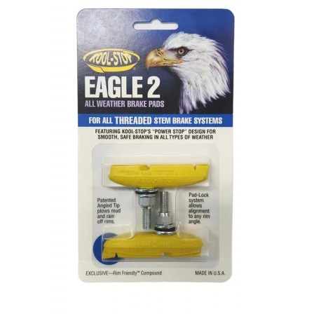 Brake Pads Kool Stop Eagle 2 Threaded Yellow