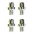 CABLE ADJUSTER For V Brake M10 Bag of 4 Alloy Silver