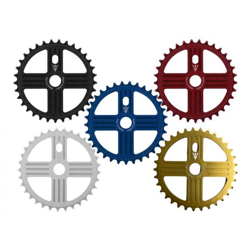 MCS Neptune Helm Chainwheel 41T Red