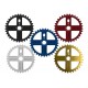 MCS Neptune Helm Chainwheel 41T Red
