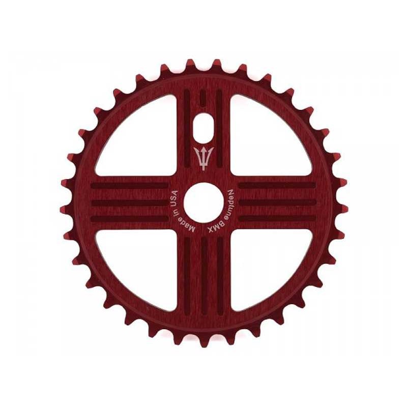 MCS Neptune Helm Chainwheel 41T Red