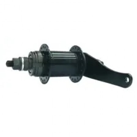 Hub Coaster Nutted 36H Black
