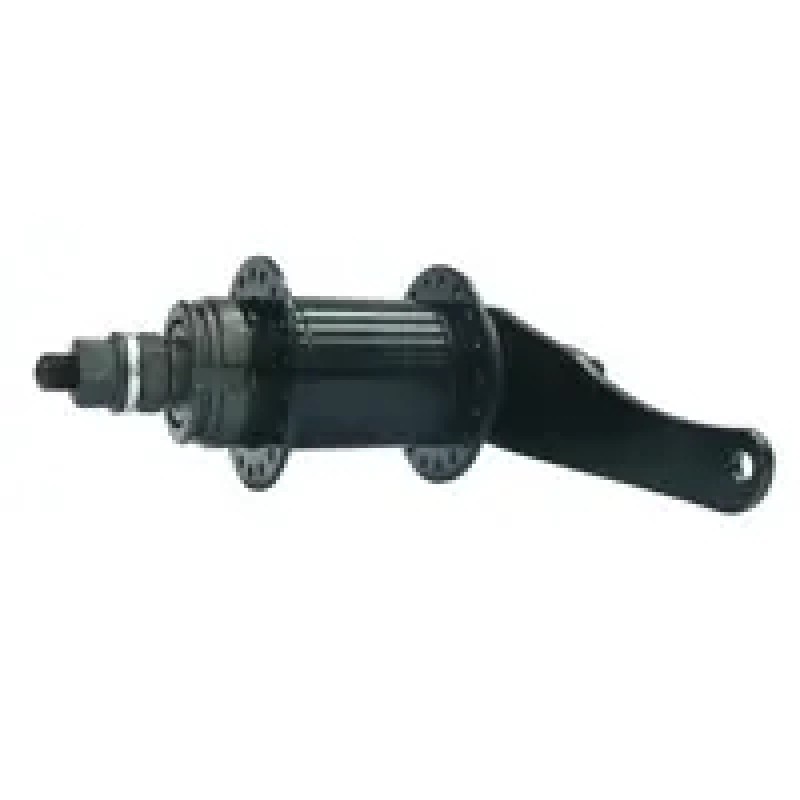 Hub Coaster Nutted 36H Black
