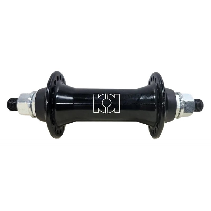 Hub Front Nutted Alloy 36H 3/8 Axle Black