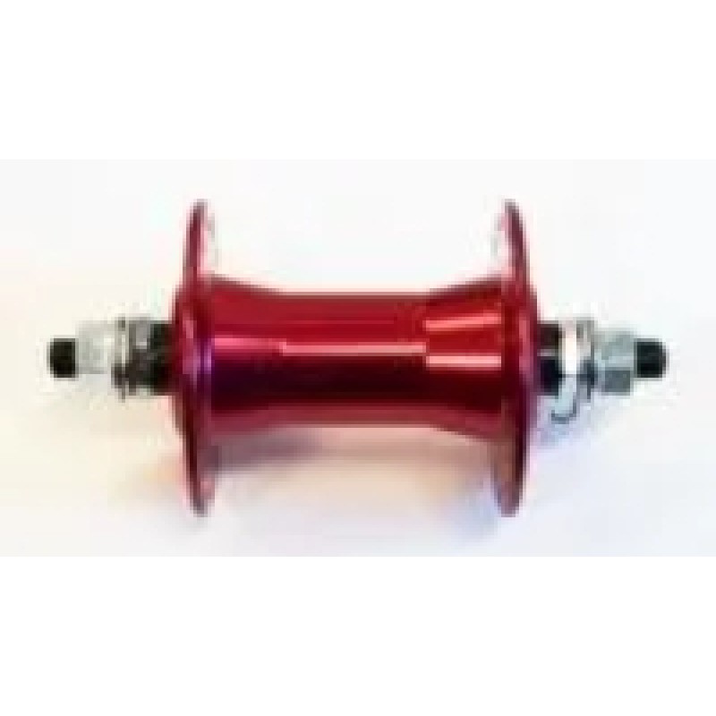 Hub Front Nutted Alloy 36H 3/8 Axle Red