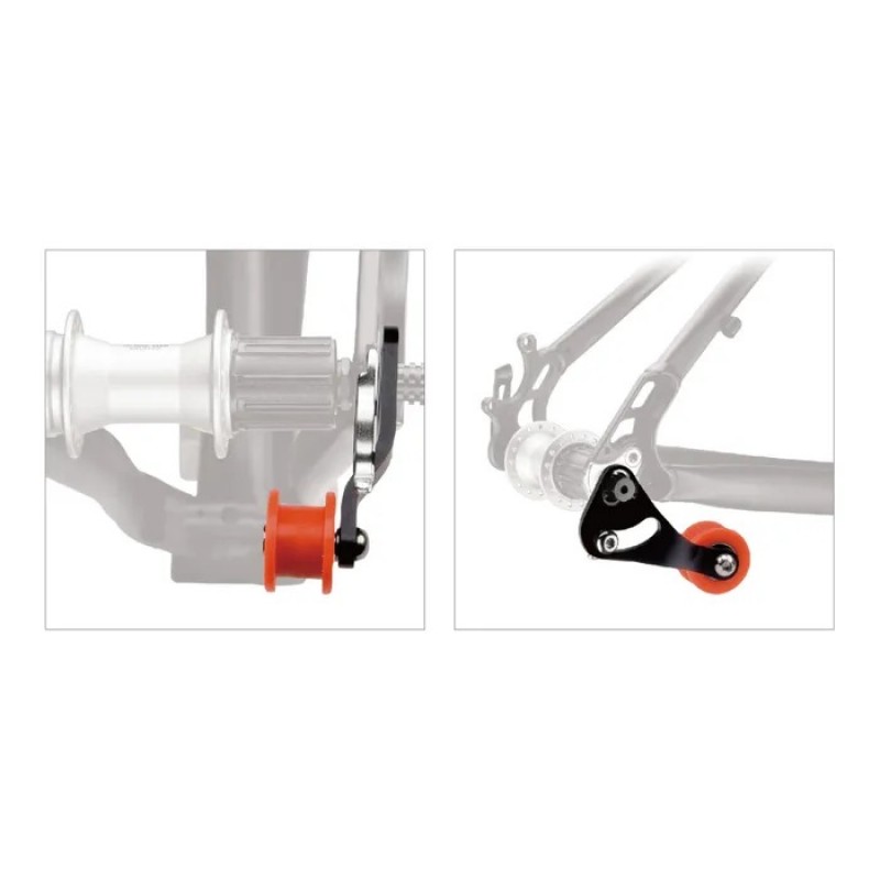 Chain Tensioner Single Speed Alloy Black/Black