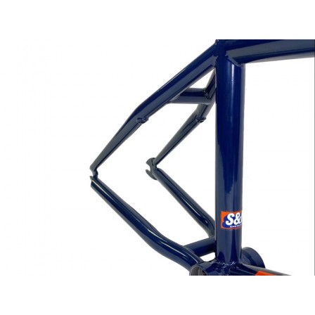 S & M BTM XL (Mike Hoder x Edwin DeLaRosa) Frame 21.25" TT Fited Blue