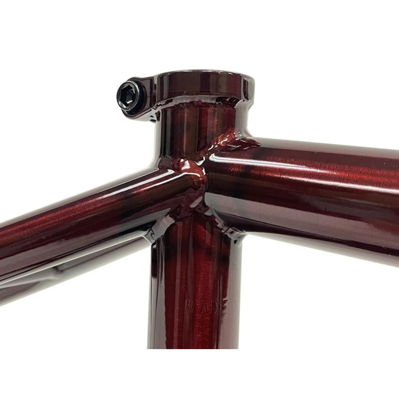 S & M C.C.R. (Clint Reynolds) 14mm Dropout Frame 21.5 TT Trans Burgundy
