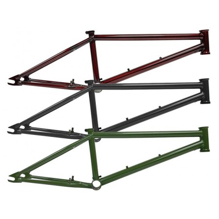 S & M C.C.R. (Clint Reynolds) 14mm Dropout Frame 21.5 TT Trans Burgundy