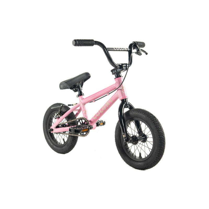 Colony Horizon 12" Micro Freestyle BMX Bike - Clear Pink