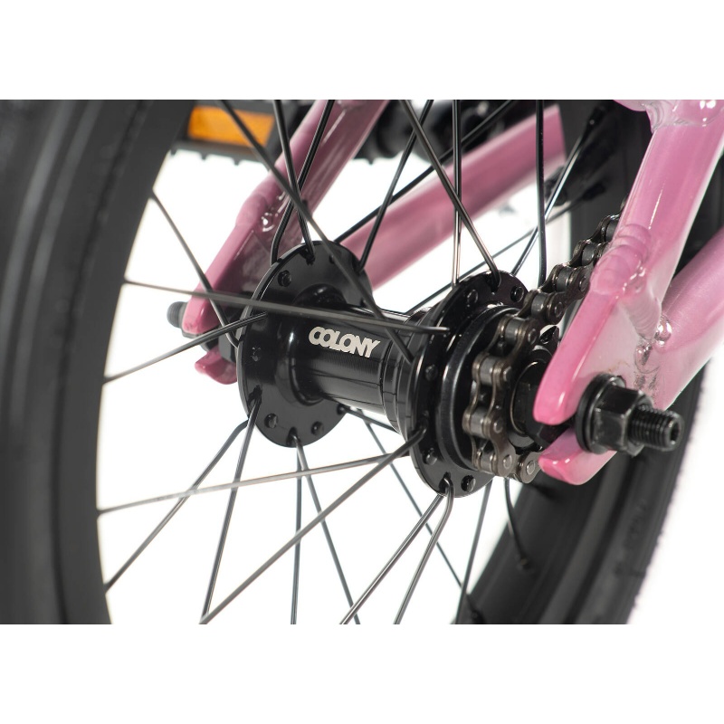 Colony Horizon 14" Micro Freestyle BMX Bike - Clear Pink
