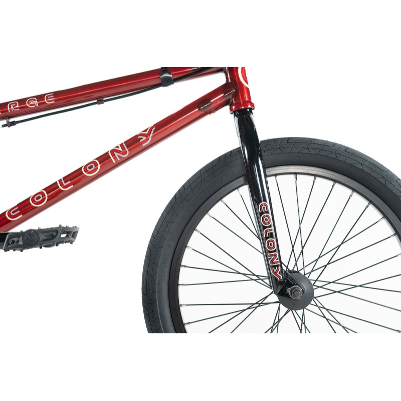 Colony Emerge 20" Freestyle BMX Bike - Clear Red