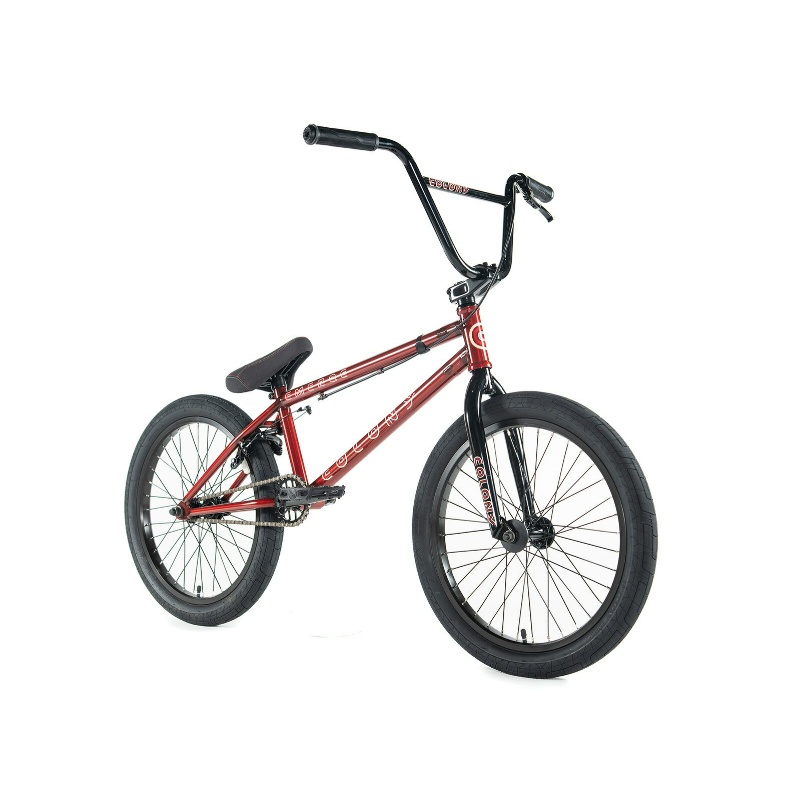 Colony Emerge 20" Freestyle BMX Bike - Clear Red