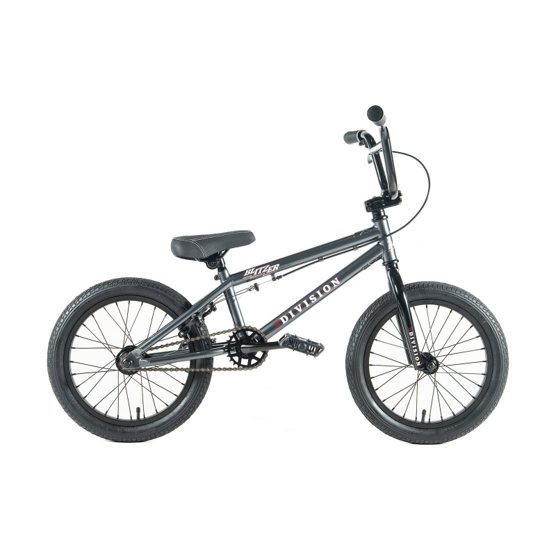 Division Blitzer 16" Freestyle BMX Bike - Metal Grey
