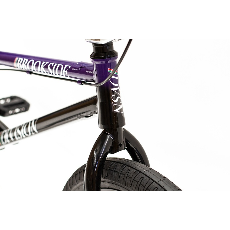Division Brookside 20" Freestyle BMX Bike - Black/Purple Fade