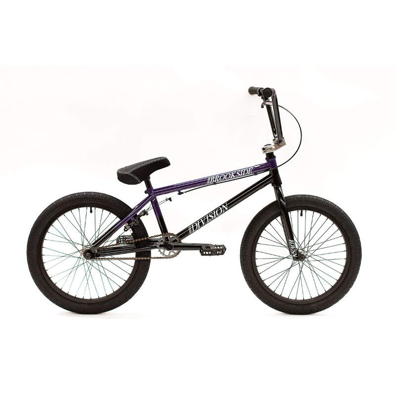 Division Brookside 20" Freestyle BMX Bike - Black/Purple Fade