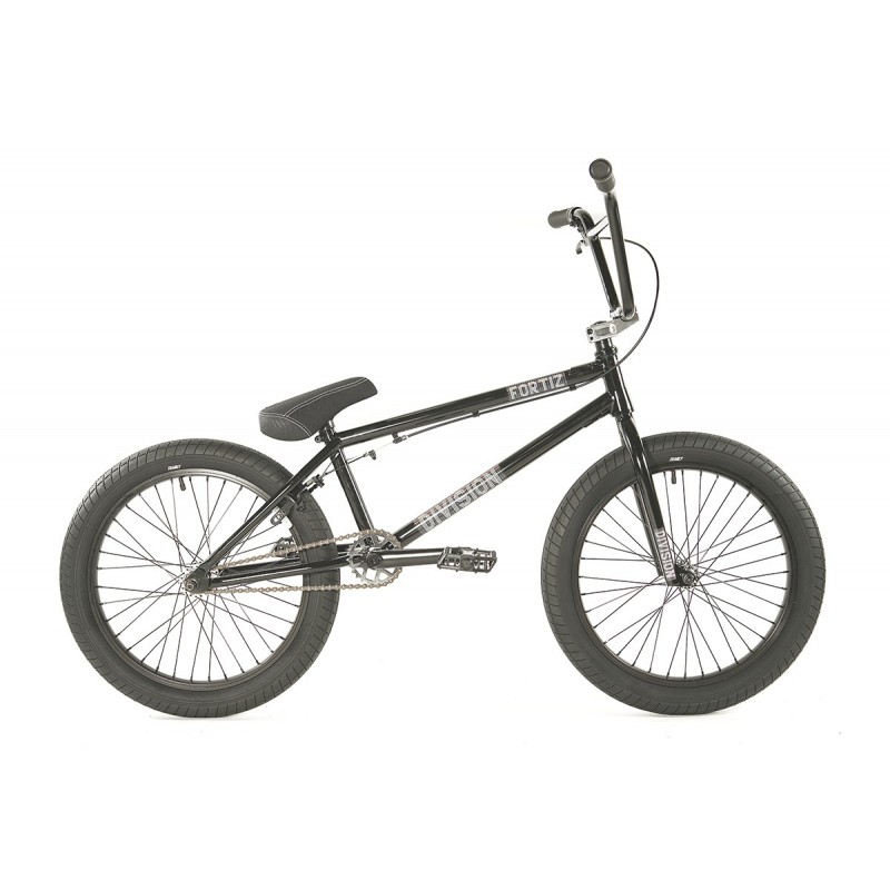 Division Fortiz 20" Freestyle BMX Bike - Black/Polished