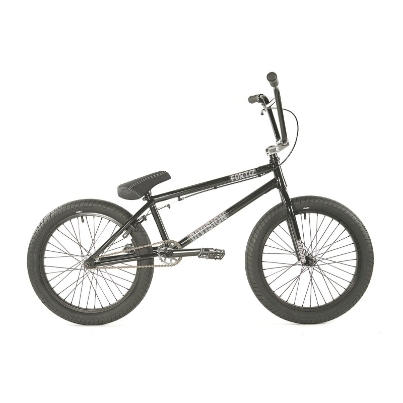 Division Fortiz 20" Freestyle BMX Bike - Black/Polished