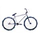 Cult Devotion 26" Cruiser BMX Bike - Raw with Camo Tyres Cult Devotion 26" Cruiser BMX Bike - Raw with Camo Tyres