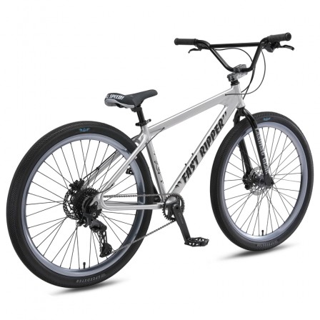 SE Bikes Fast Ripper 29" BMX Bike - Ball Burnish Silver
