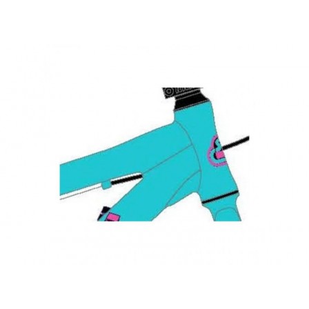 SE Bikes So Cal Flyer 24" BMX Bike - Aqua Bubblegum